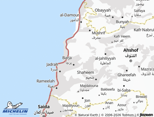 Mapa MICHELIN Bi'aseer - ViaMichelin