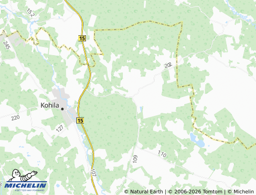 MICHELIN Angerja map - ViaMichelin