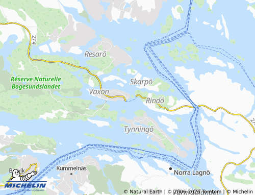 Mappa MICHELIN Vaxholm - ViaMichelin