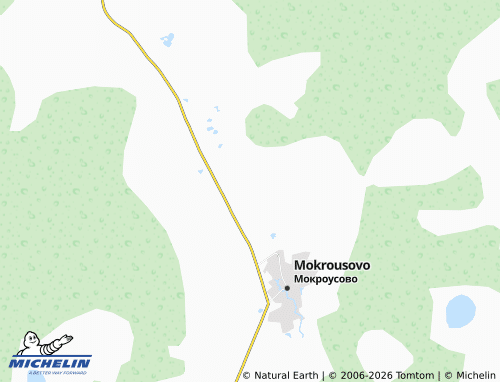 MICHELIN-Landkarte Krepost' - ViaMichelin