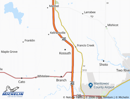 Mappa MICHELIN Kossuth - ViaMichelin