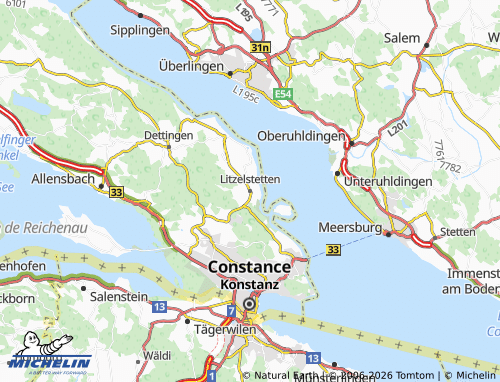 MICHELIN Litzelstetten map - ViaMichelin