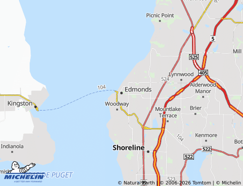 Mapa MICHELIN Edmonds - ViaMichelin