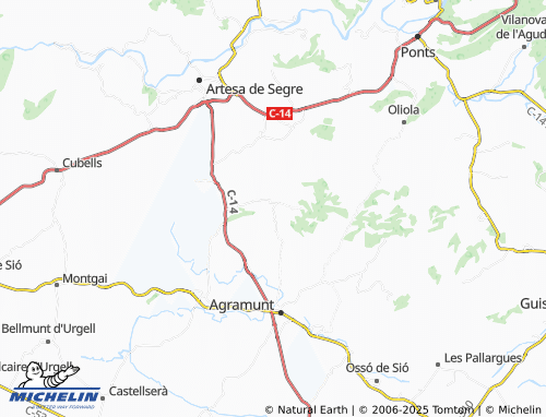 MICHELIN La Donzell map - ViaMichelin