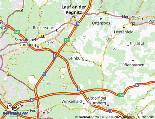 Mapa MICHELIN Scherau - ViaMichelin