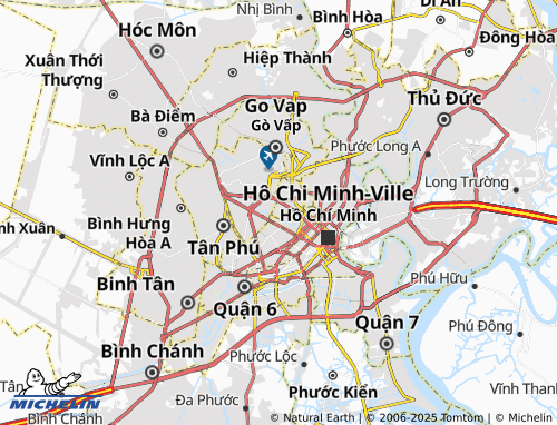 MICHELIN Phường 14 map - ViaMichelin