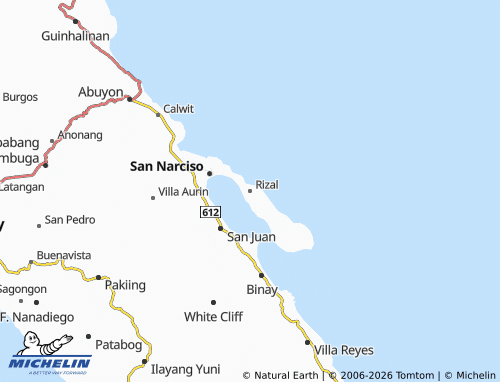 MICHELIN Rizal map - ViaMichelin