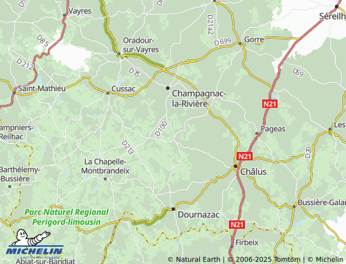 Carte MICHELIN La Boissonnie - ViaMichelin