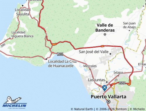 Mappa MICHELIN Los Mangos Bucerias - ViaMichelin