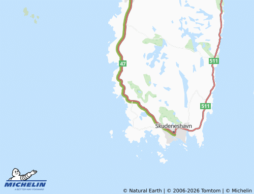 Kaart MICHELIN Sandve - ViaMichelin