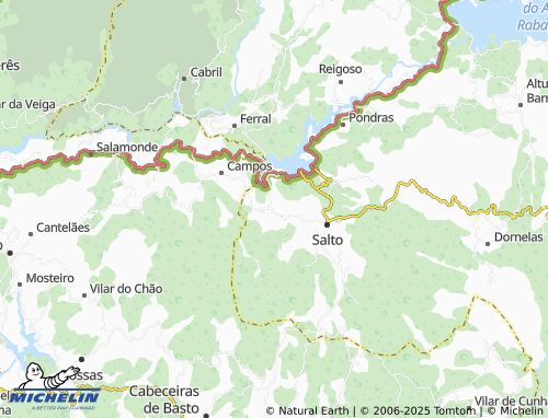 MICHELIN Borralha map - ViaMichelin