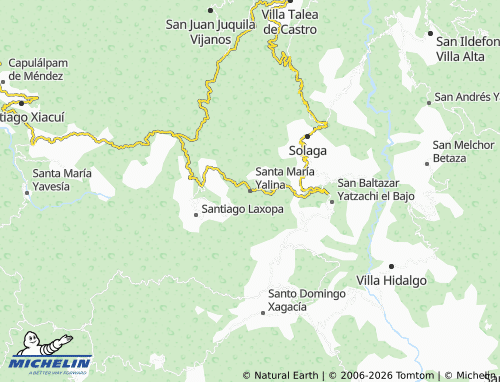 Mappa MICHELIN Santa María Yalina - ViaMichelin