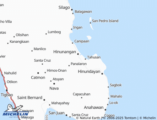 MICHELIN Santo Nino I map - ViaMichelin