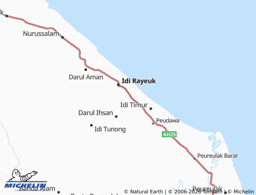 MICHELIN Seuneubok Bacee map - ViaMichelin