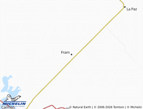 MICHELIN Fram map - ViaMichelin