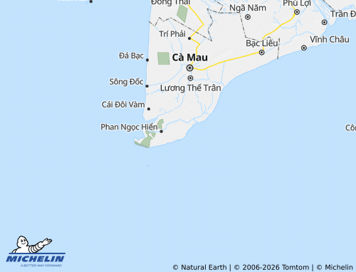 Mappa MICHELIN Ngọc Hiển - ViaMichelin