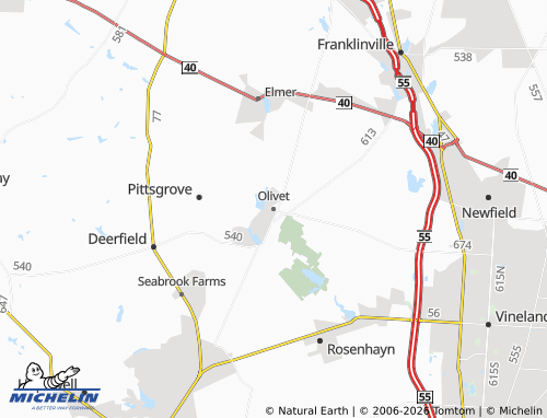 Mapa MICHELIN Olivet - ViaMichelin