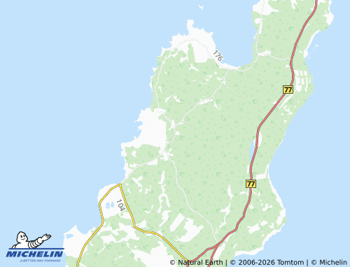 MICHELIN-Landkarte Kaunispe - ViaMichelin