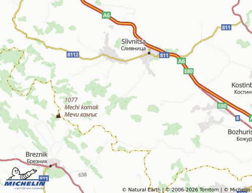 Mappa MICHELIN Galabovtsi - ViaMichelin