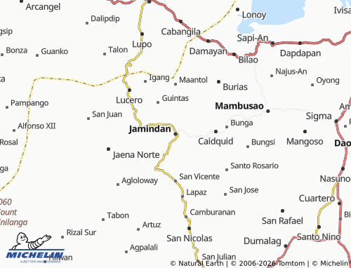 MICHELIN Jamindan map - ViaMichelin