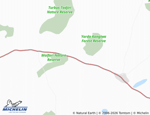 Mappa MICHELIN Yarda-Kangiwa - ViaMichelin
