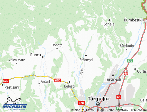 Carte MICHELIN Frătești - ViaMichelin