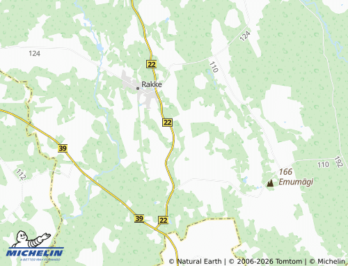 Mappa MICHELIN Väike-Rakke - ViaMichelin