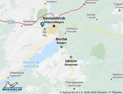 MICHELIN-Landkarte Berdsk - ViaMichelin