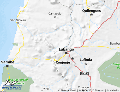 MICHELIN Bibala map - ViaMichelin