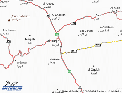 MICHELIN-Landkarte al-Hurjih - ViaMichelin