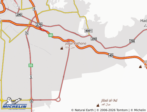 Carte MICHELIN Abu Jala - ViaMichelin