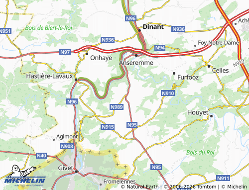 MICHELIN Falmignoul map - ViaMichelin