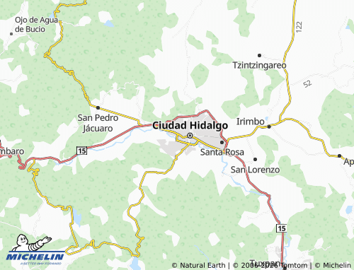 Mapa MICHELIN Ojos de Agua - ViaMichelin