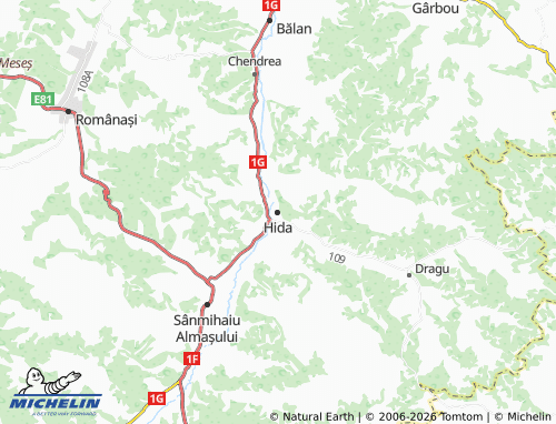 MICHELIN-Landkarte Hida - ViaMichelin