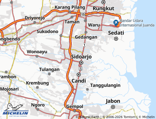 MICHELIN-Landkarte Magersari - ViaMichelin