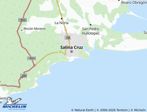 Mapa MICHELIN Puerto México - ViaMichelin