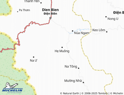 MICHELIN Hẹ Muông map - ViaMichelin