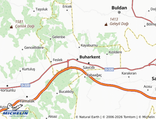 MICHELIN Üçeylül map - ViaMichelin