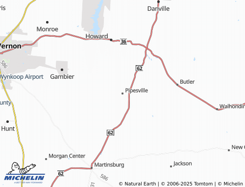 MICHELIN Pipesville map - ViaMichelin