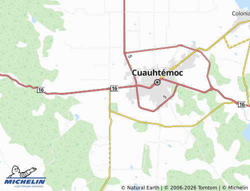 Mappa MICHELIN Bosques de La Tarahumara - ViaMichelin