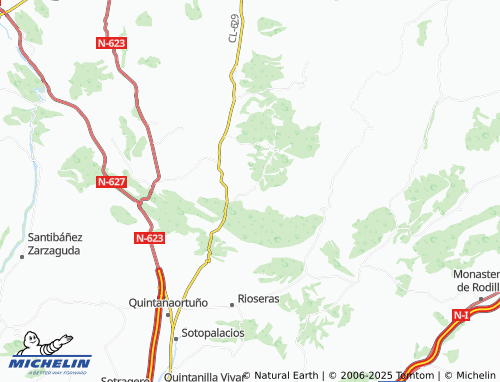 MICHELIN La Molina de Ubierna map - ViaMichelin