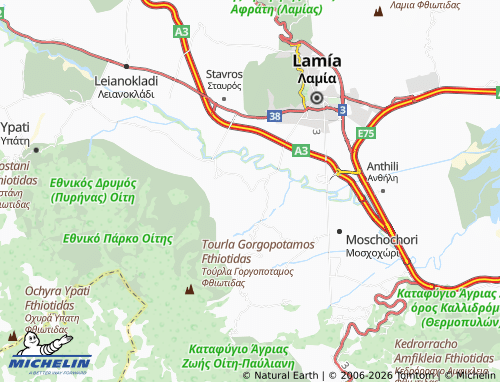 Mappa MICHELIN Frantzis - ViaMichelin