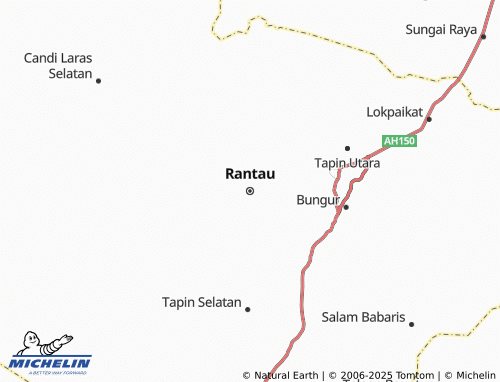 MICHELIN-Landkarte Rantau - ViaMichelin