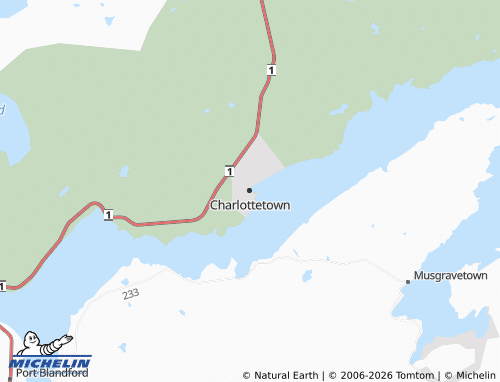 Mapa MICHELIN Charlottetown - ViaMichelin