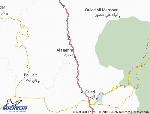 Carte MICHELIN Al Hamra - ViaMichelin