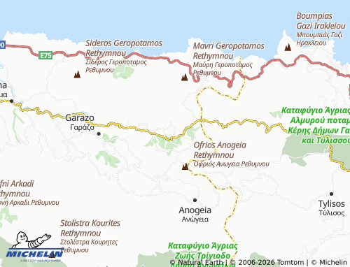 Mappa MICHELIN Theodora - ViaMichelin