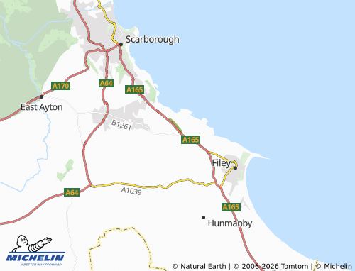 Carte MICHELIN Lebberston - ViaMichelin