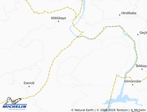 MICHELIN-Landkarte Yenibardak - ViaMichelin