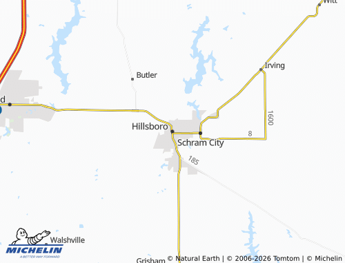 Mappa MICHELIN Hillsboro - ViaMichelin