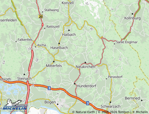 MICHELIN Oberwachsenberg map - ViaMichelin
